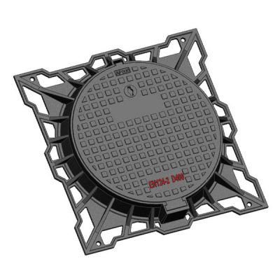 Manhole Covers Round With Square Frame