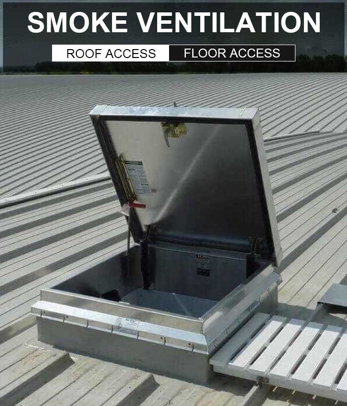 Stainless steel smoke ventilation