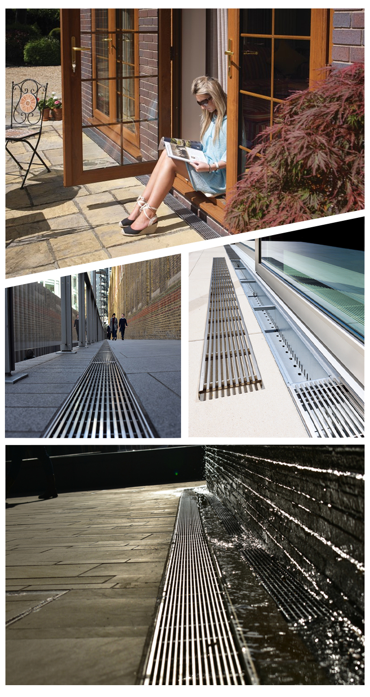 Anjoy Stainless Steel grating Outdoor Drain grating 145*100 walk grate for Metal Fencing